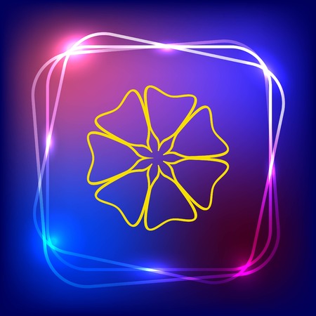 Vector flower Iconのイラスト素材