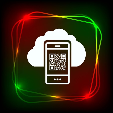 Technology innovation icon. Cloud technology, vector illustration.のイラスト素材