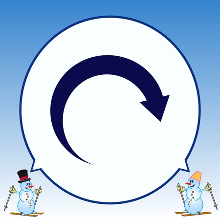 Arrow indicates the direction  icon, vector illustrationのイラスト素材