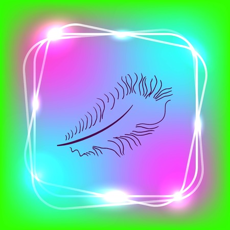 Pen icon, swan feathers icon, vector illustration.のイラスト素材