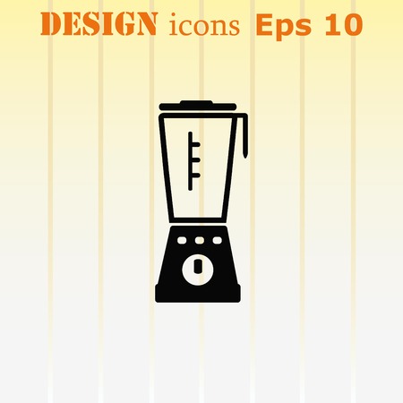 Home appliances icon. blender icon,  Flat Icon of mixer.  Vector illustration. Kitchenware.のイラスト素材