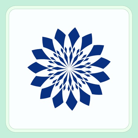 Vector flower Iconのイラスト素材