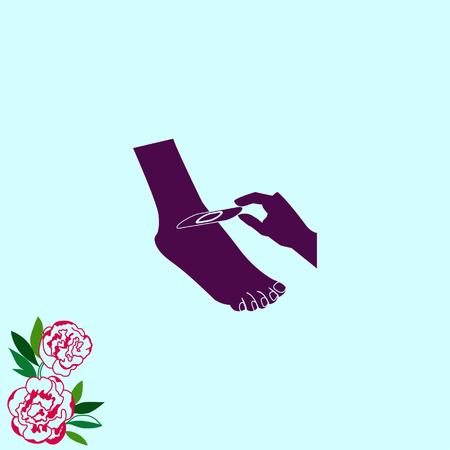 Bandage plaster vector icon.のイラスト素材