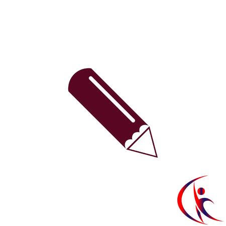 Pencil icon, vector illustrationのイラスト素材