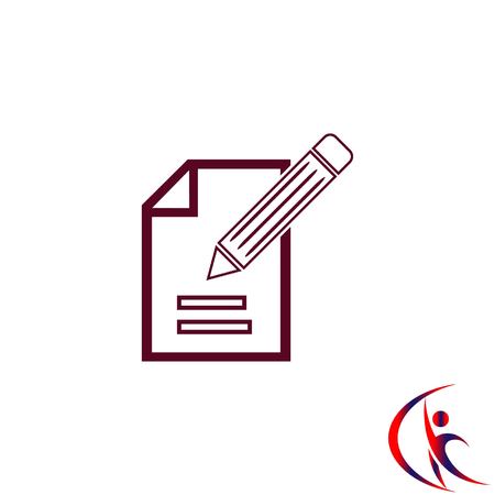 Notebook icon, vector illustration.のイラスト素材