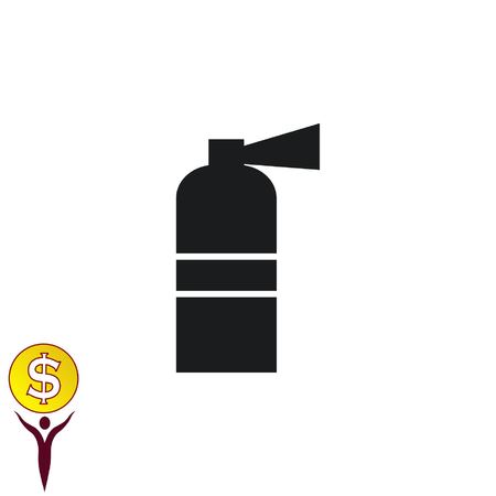 Fire extinguisher icon.のイラスト素材