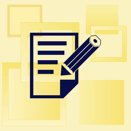 Pencil icon, vector illustrationのイラスト素材