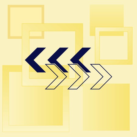 Arrow indicates the direction  icon, vector illustrationのイラスト素材