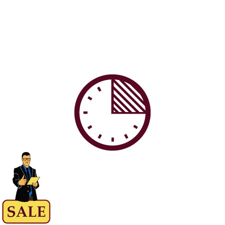 Clock Icon, illustrationのイラスト素材