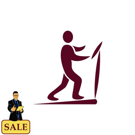 Sport icon , vector illustration. Flat design styleのイラスト素材