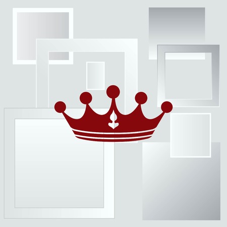Crown icon. Finance Icon, vector illustration. Flat design style.のイラスト素材