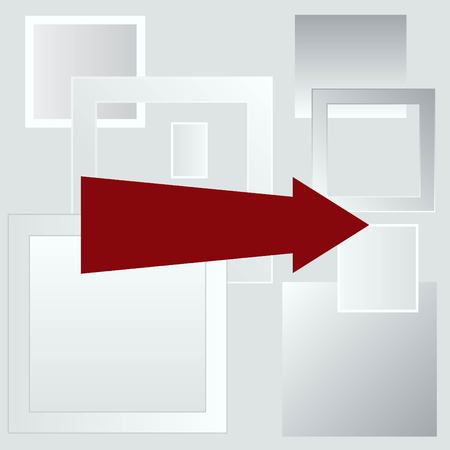 Arrow indicates the direction  icon, vector illustrationのイラスト素材