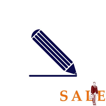 Pencil icon, vector illustrationのイラスト素材