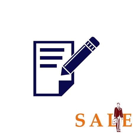 Notebook icon, vector illustration.のイラスト素材