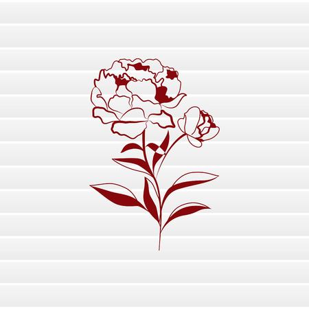 Vector flower Iconのイラスト素材