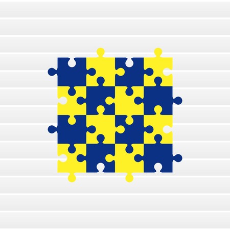 Puzzle, vector illustration.のイラスト素材