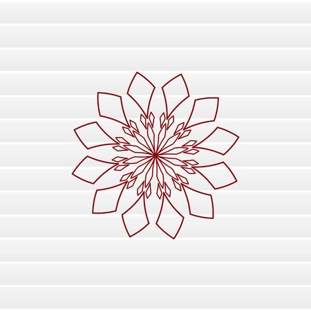 Vector flower Iconのイラスト素材