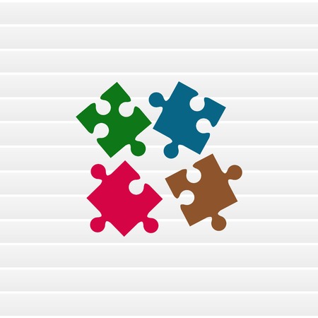 Puzzle, vector illustration.のイラスト素材