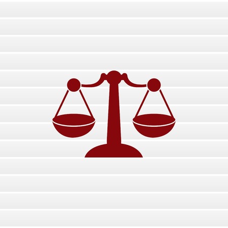 Scales icon, vector illustrationのイラスト素材