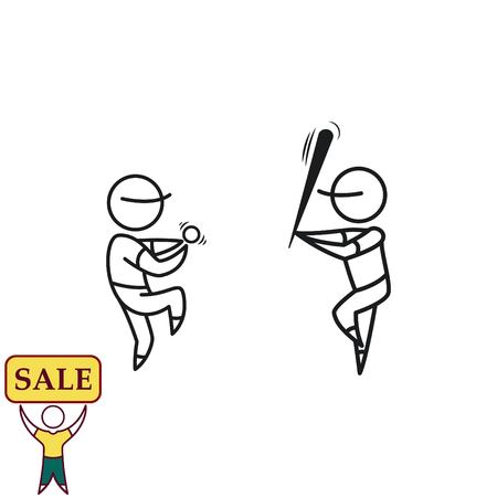 Sport icon , vector illustration. Flat design styleのイラスト素材