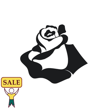 Vector flower Iconのイラスト素材