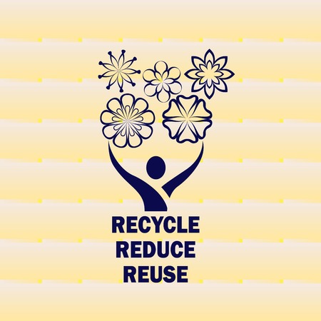 Throwing trash , recycle, pollution, recycling and eco icon. Concept of ecology problem. Flat Vector illustration.のイラスト素材