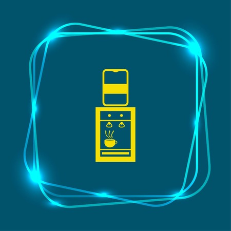Water Cooler icon, vector illustration.のイラスト素材