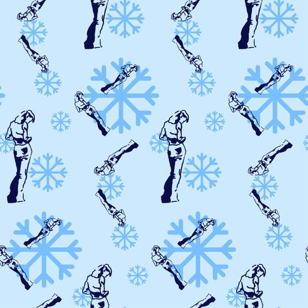 Beautiful woman. Female silhouette. Fashionable. Glamour. Pattern.のイラスト素材