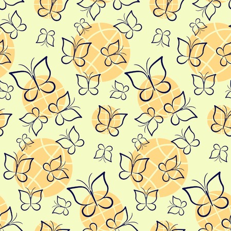 Butterfly Pattern, vector illustration.のイラスト素材