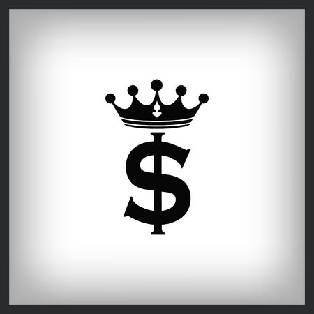 Money icon, vector illustration. Flat design style.のイラスト素材