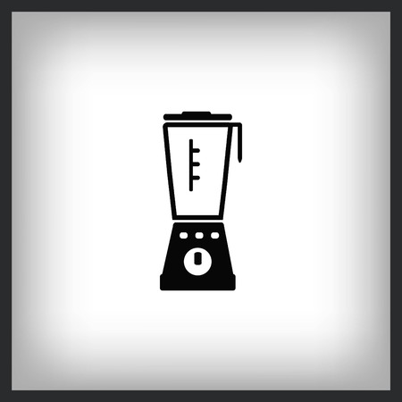 Home appliances  - blender icon, Flat Icon of mixer. Vector illustration. Kitchenware.のイラスト素材