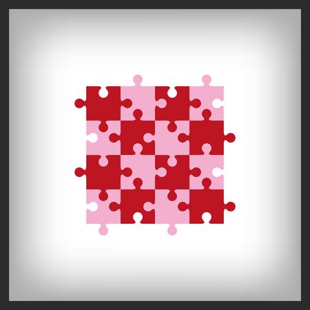 Puzzle, vector illustration.のイラスト素材