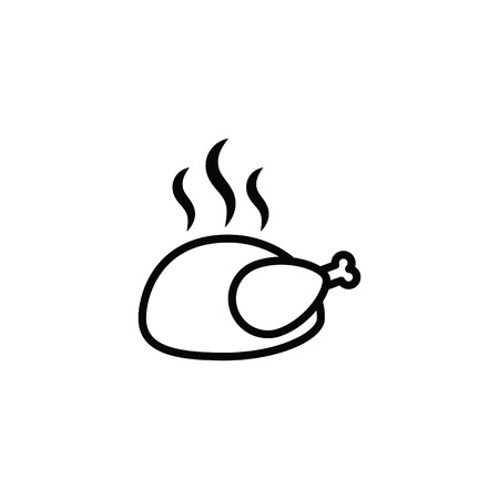 Grilled chicken icon.のイラスト素材