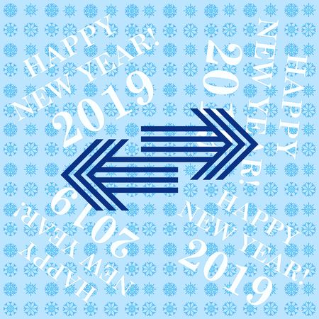 Arrow indicates the direction  icon, vector illustrationのイラスト素材
