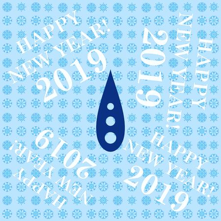 Drop icon.  Flat Vector illustrationのイラスト素材