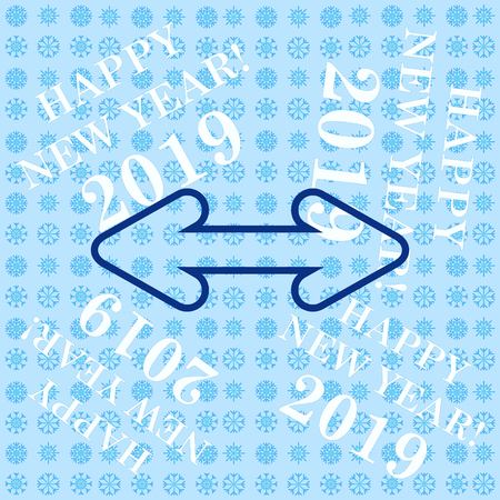 Arrow indicates the direction  icon, vector illustrationのイラスト素材