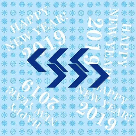 Arrow indicates the direction  icon, vector illustrationのイラスト素材