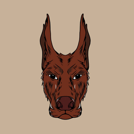 dog vector illustration speciallyのイラスト素材