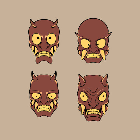 monster art vector illustration suitable for branding needs and so onのイラスト素材