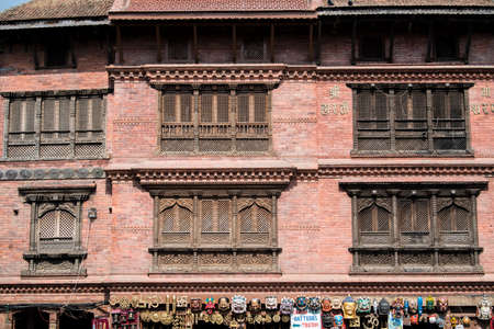 Kathmandu, Nepal- April 20,2019 : Buddhist Swayambhunath Temple (monkey temple) UNESCO World Heritage Site.のeditorial素材
