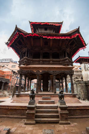 Kathmandu,Nepal- March 20,2022 : Patan Durbar Square is situated at the centre of Lalitpur city. Patan is one of the oldest know Buddhist City. It is a center of both Hinduism and Buddhism.のeditorial素材