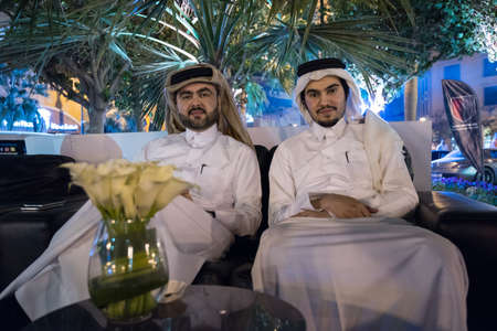 Doha ,Qatar-February 01,2020 : Exhibition of luxury supercars organized by the Qatari team called...