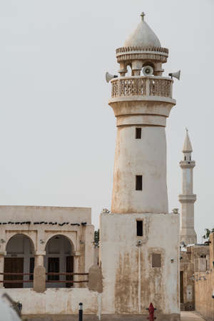 Doha ,Qatar-April 20,2022: Al Wakrah Market is built in a traditional Arabic architectural style.のeditorial素材