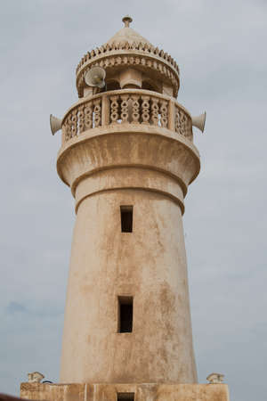 Doha ,Qatar-April 20,2022: Al Wakrah Market is built in a traditional Arabic architectural style.のeditorial素材