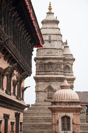 Kathmandu,Nepal- April 20,2022 : Patan Durbar Square is situated at the centre of Lalitpur city. Patan is one of the oldest know Buddhist City.のeditorial素材