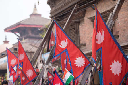 Kathmandu,Nepal- April 20,2022 : Patan Durbar Square is situated at the centre of Lalitpur city. Patan is one of the oldest know Buddhist City.のeditorial素材