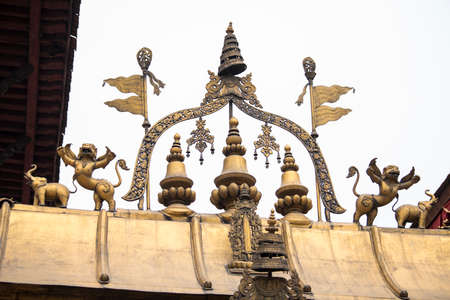 Kathmandu,Nepal- April 20,2022 : Patan Durbar Square is situated at the centre of Lalitpur city. Patan is one of the oldest know Buddhist City.のeditorial素材