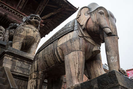 Kathmandu,Nepal- April 20,2022 : Patan Durbar Square is situated at the centre of Lalitpur city. Patan is one of the oldest know Buddhist City.のeditorial素材