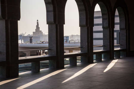 Doha,Qatar, February 7,2020:  Museum of Islamic art in Doha,Qatar.