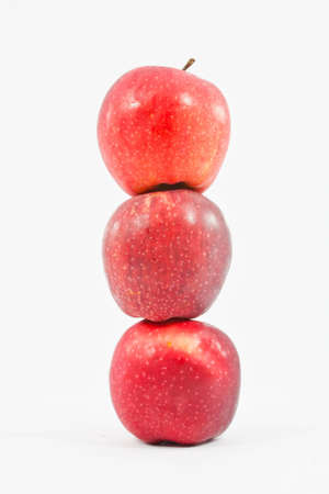 Apple on a white backgroundの写真素材